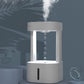 2-in-1 Desk Humidifier Rain Cloud Aromatherapy Essential Oil Zen Diffuser & Raining Cloud Night Light Mushroom Lamp