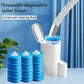 Disposable Toilet Brush with Cleaning Liquid